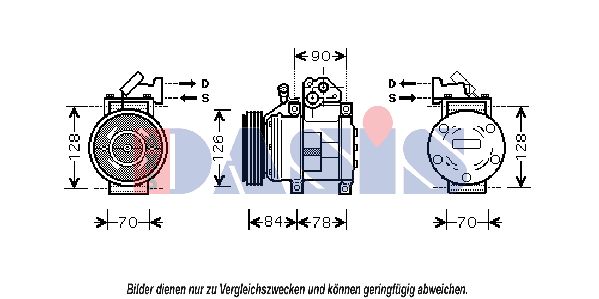 AKS DASIS kompresorius, oro kondicionierius 851401N